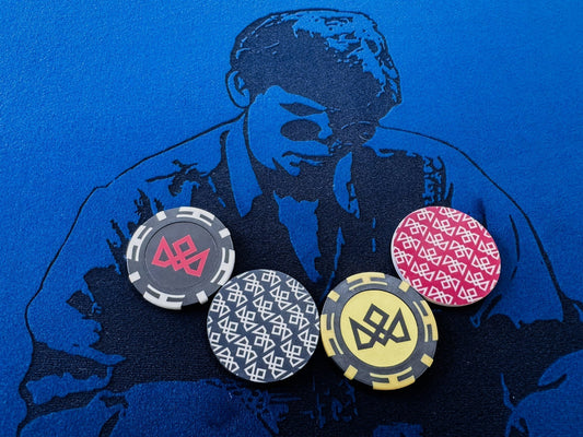 Stu Ungar Custom Poker Surface and chips