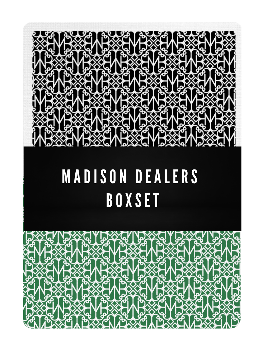 MADISON DEALERS Playing Cards BOXSET (Green and Black)