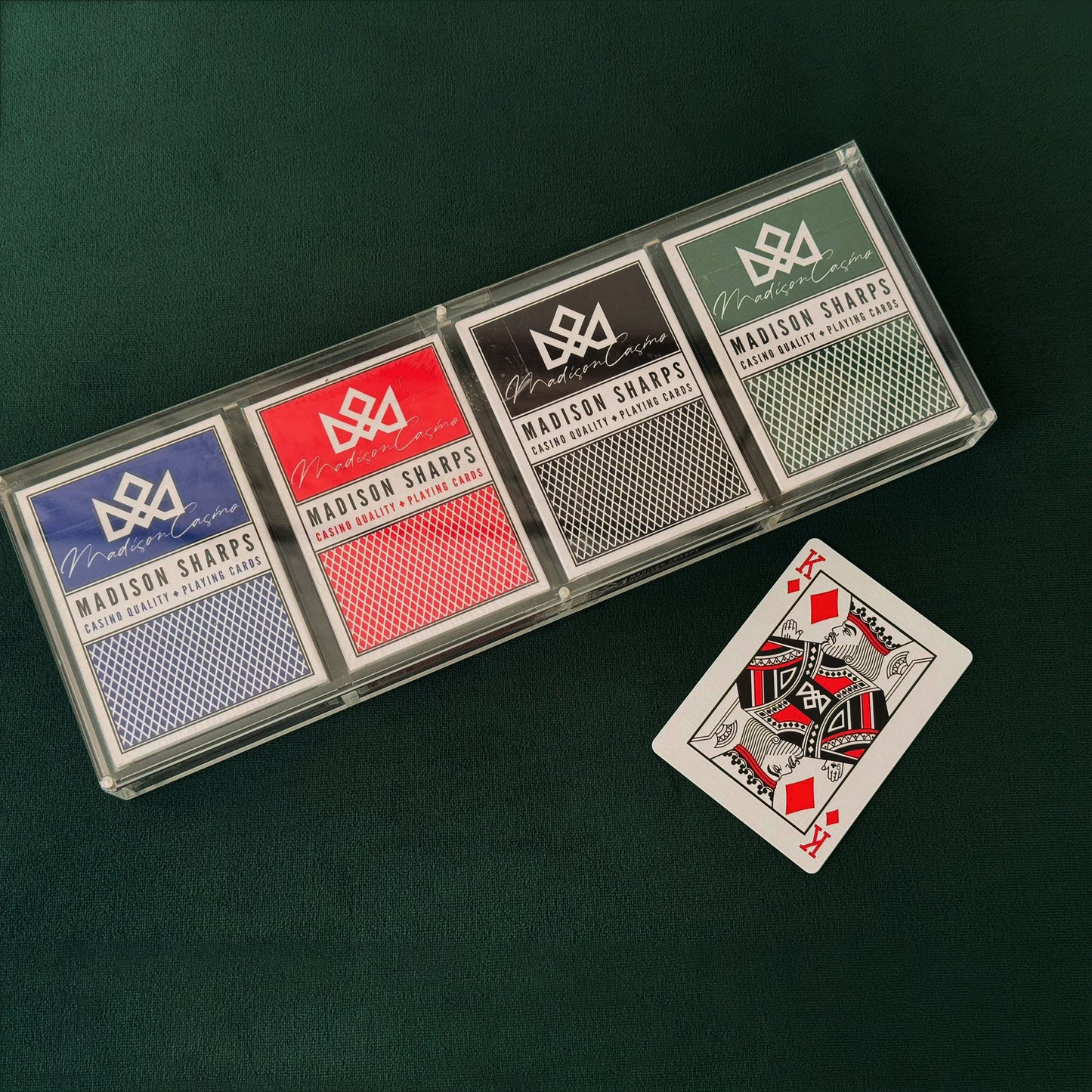 DANIELS SHARPS 4-DECK CARAT SET Playing Cards