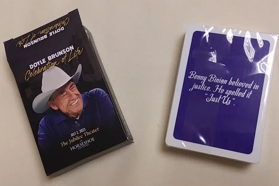 DOYLE BRUNSON Playing Cards and COPAG POKER SET