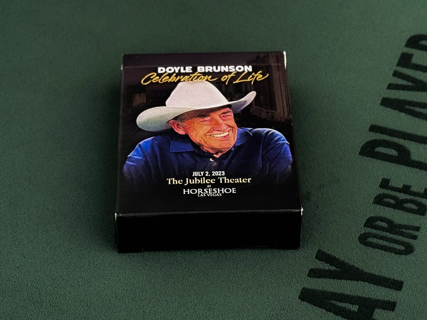 DOYLE BRUNSON 'Celebration of Life' Playing Cards