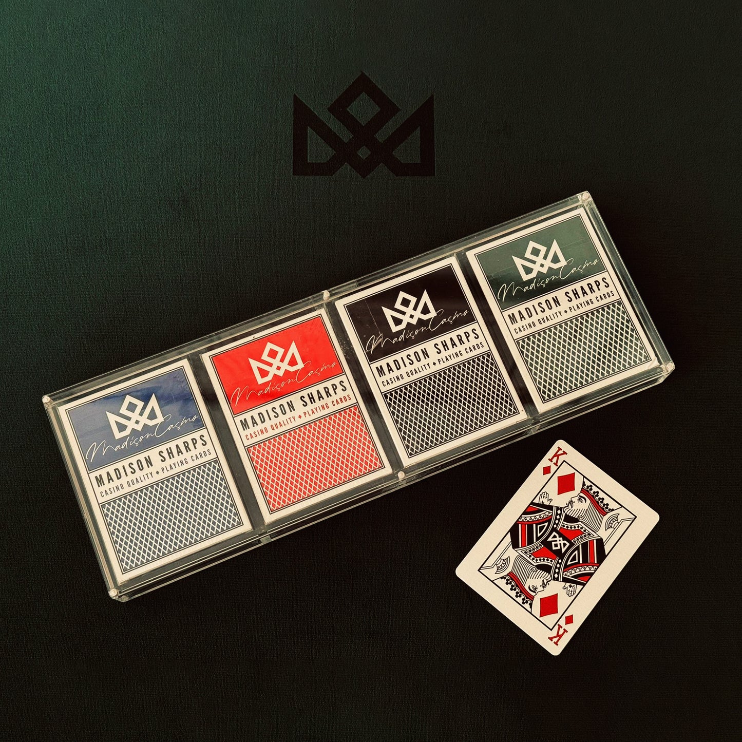 DANIELS SHARPS 4-DECK CARAT SET Playing Cards