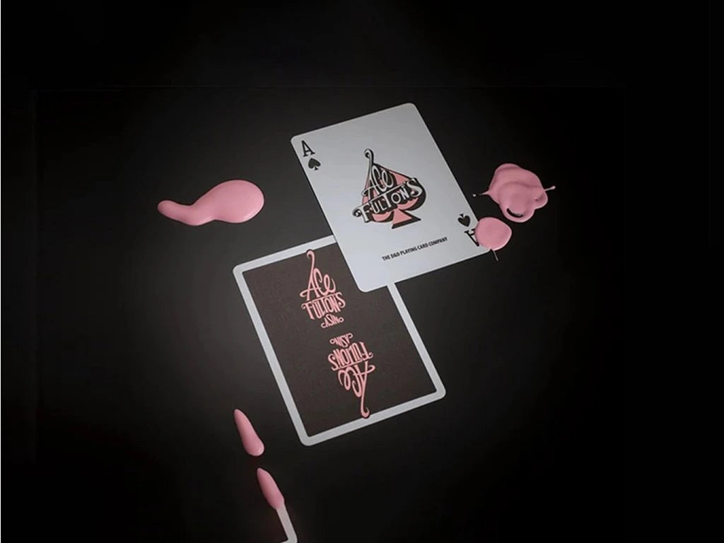 ACE FULTONS Playing Cards BLACK / PINK