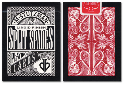SPLIT SPADES Playing Cards by DAVID BLAINE ( First Edition RED )