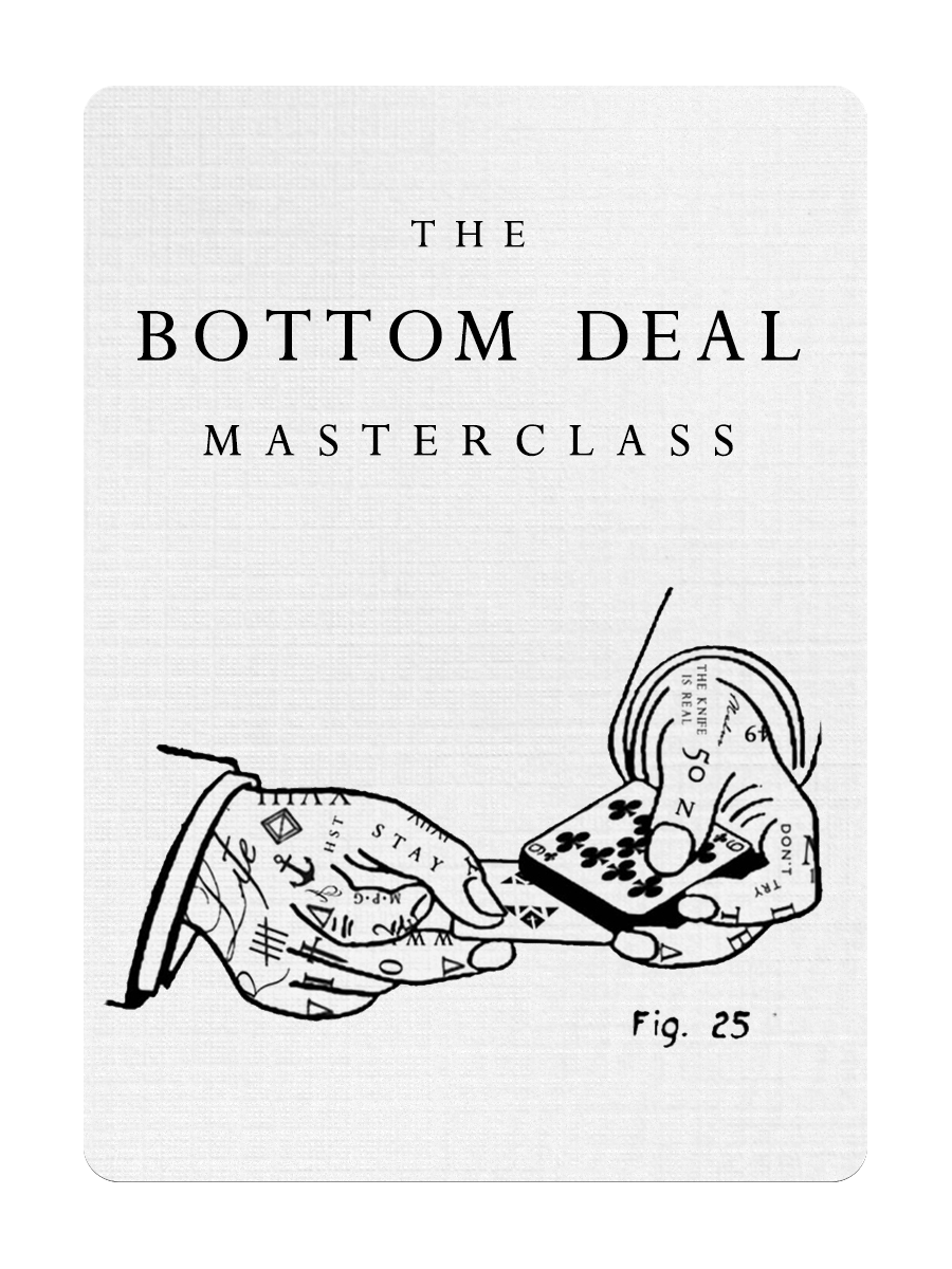 The BOTTOM DEAL Masterclass