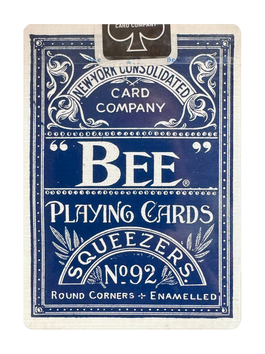 BEE SQUEEZERS No 92 Playing Cards Dan & Dave (Blue) BRICK