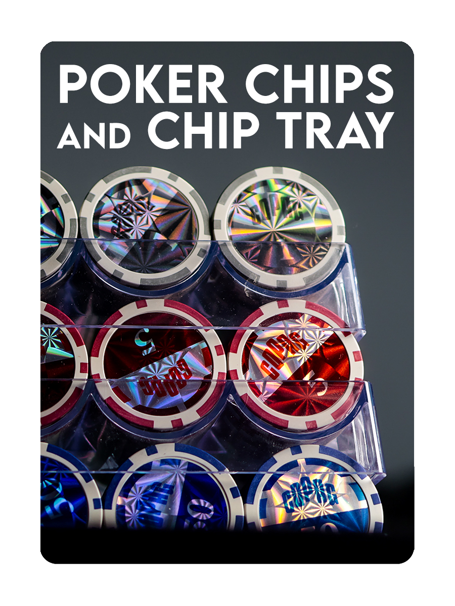 COPAG POKER CHIP TRAY SET AND SHARPS