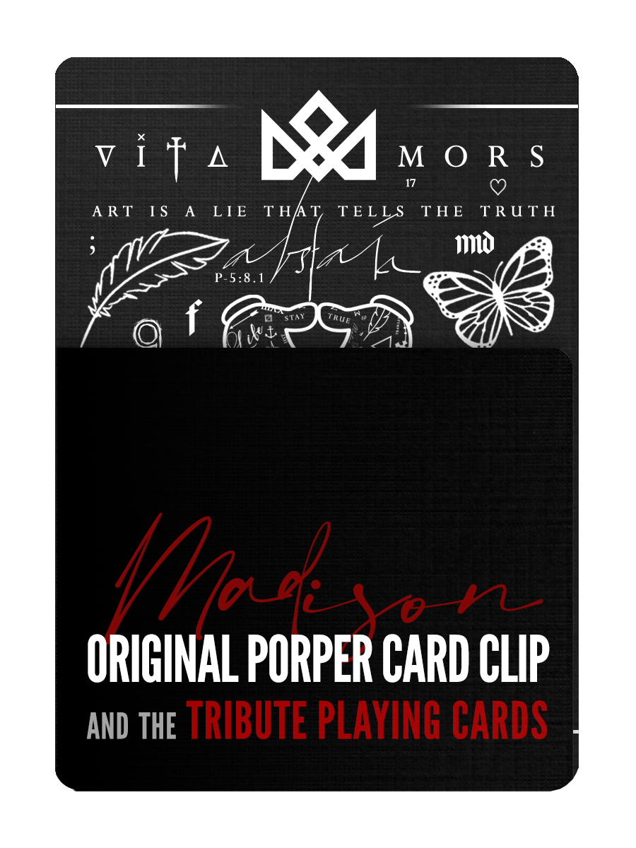 MADISON'S Original Card Clip & TRIBUTE Playing Cards