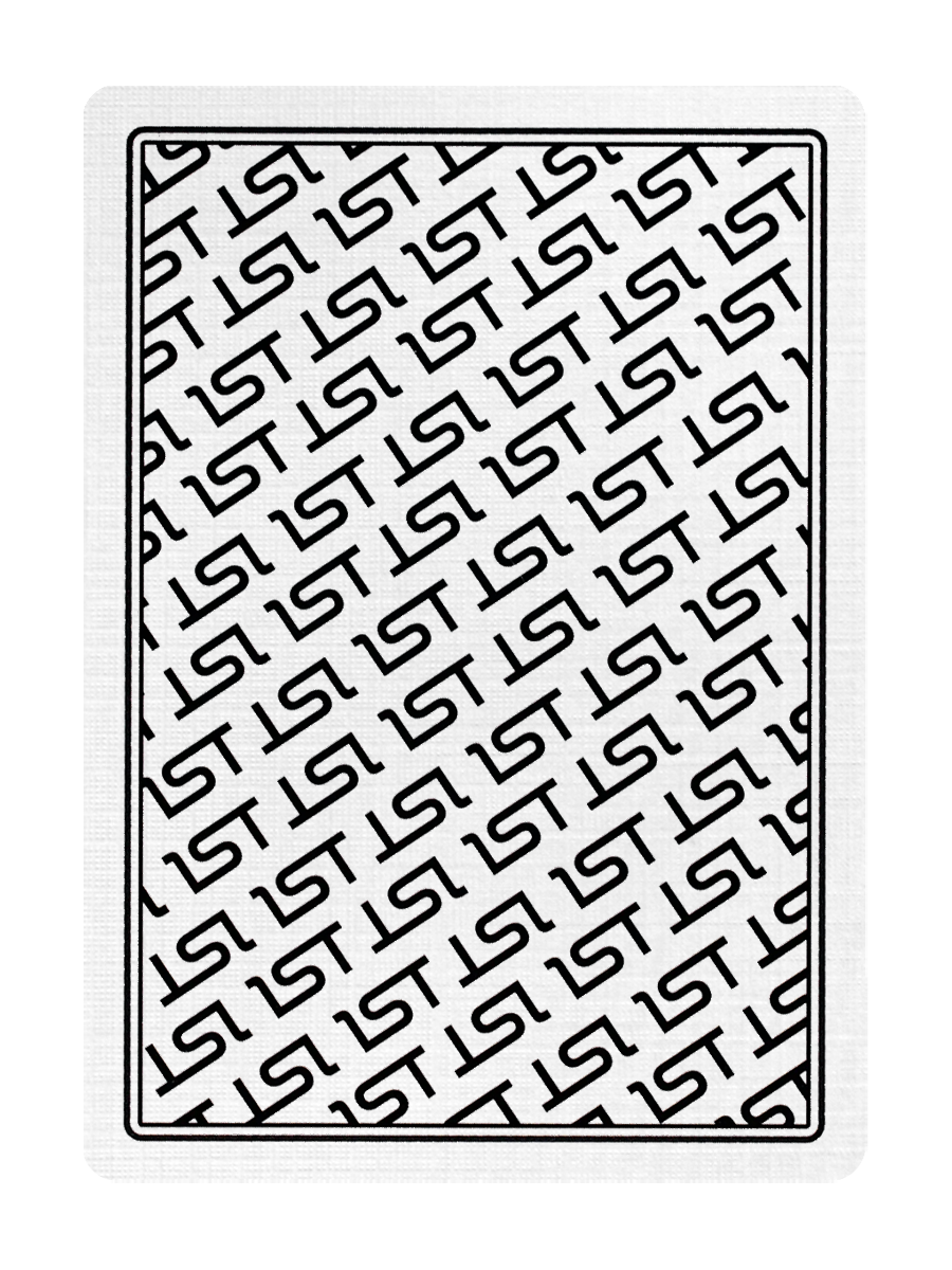 1ST playing cards V4 - Black
