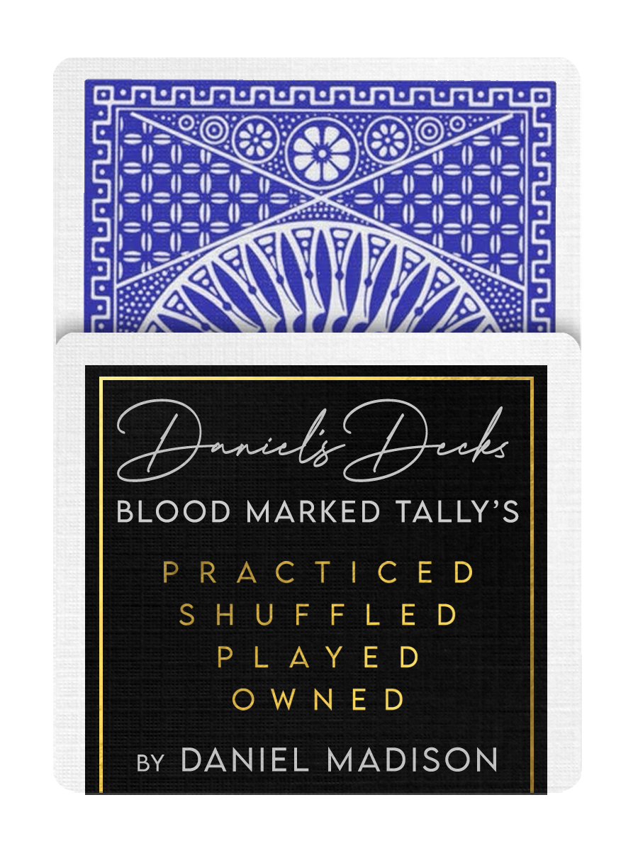 DANIEL'S CIRCLE BACK MARKED TALLY HO Playing Cards