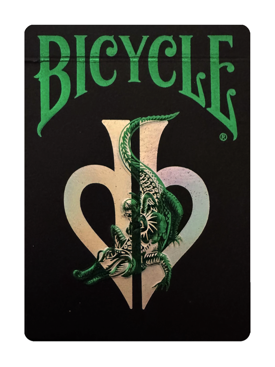 db Holographic GATORBACKS ( Black and Green Tuck ) - DANIEL'S DECK