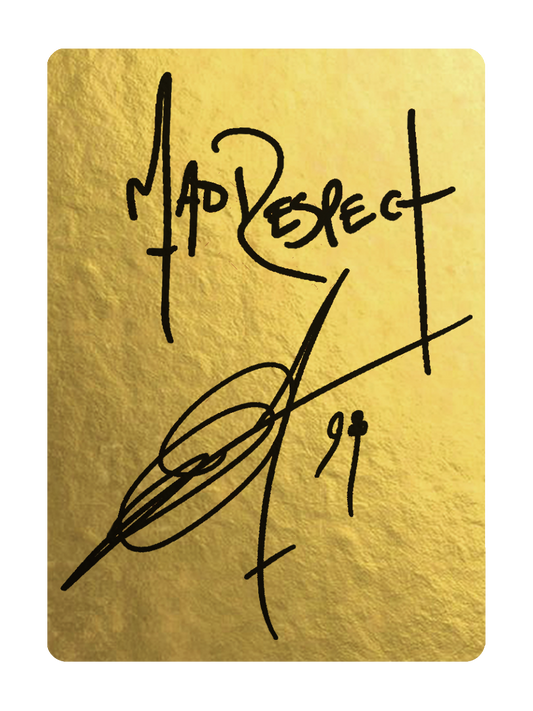 GOLDEN 9 of CLUBS - Signed by Madison