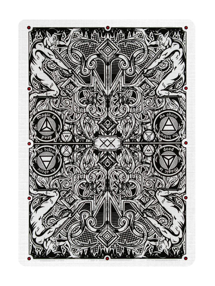 HELLIONS ( BLACK with RED Box ) Playing Cards