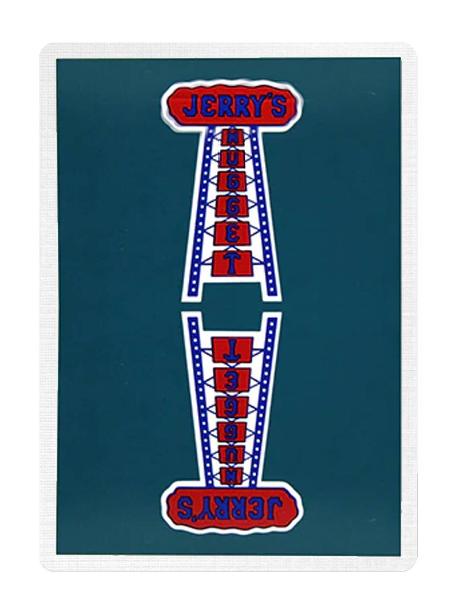 JERRY'S NUGGETS Playing Cards - Modern Feel First Edition (Aqua)