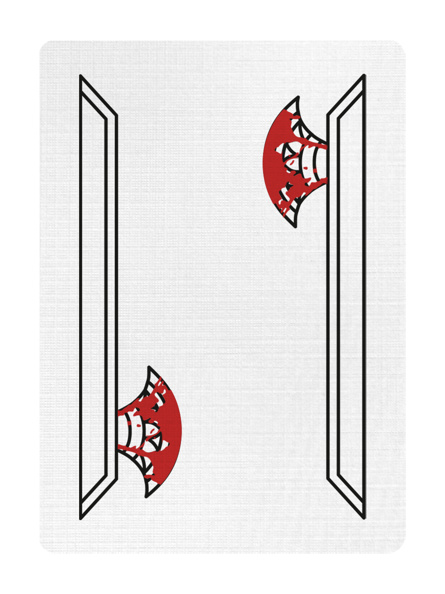 KING'S BLOOD (RED) Playing Cards