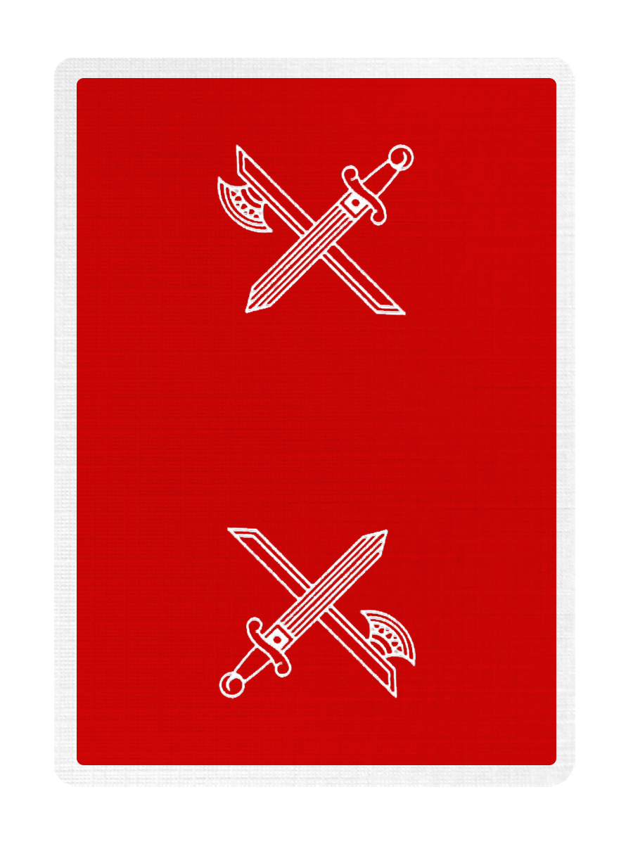 MADISON x MCKINNON BLOOD KINGS ( RED Back in a WHITE Box ) Playing Cards