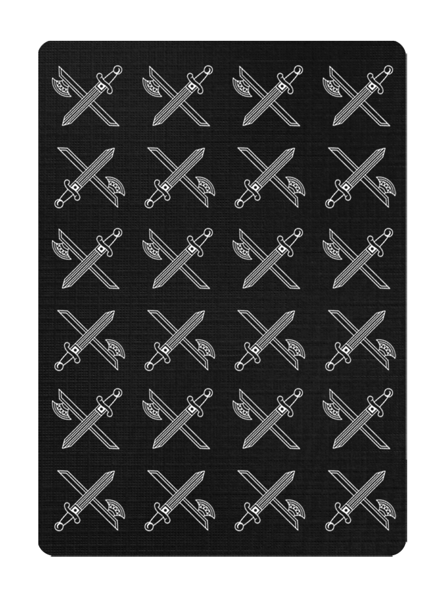 MADISON x MCKINNON KINGS ( BLACK ) Playing Cards