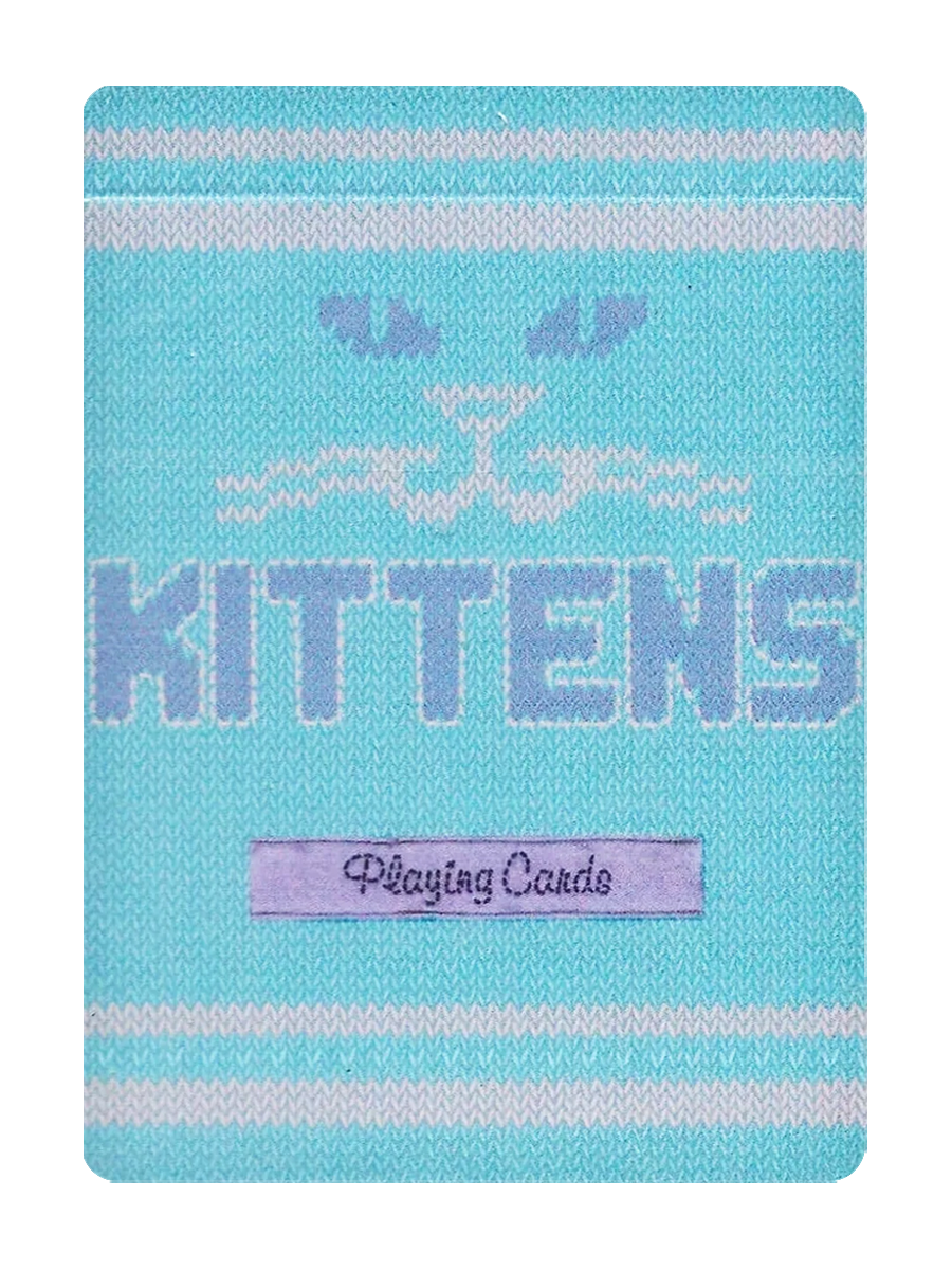 MADISON KITTENS Playing Cards ( BLUE )