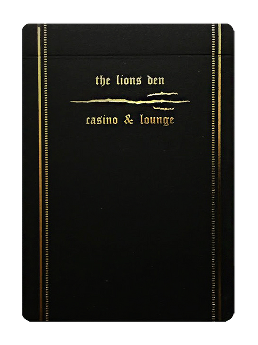 LION'S DEN Playing Cards - BRICK