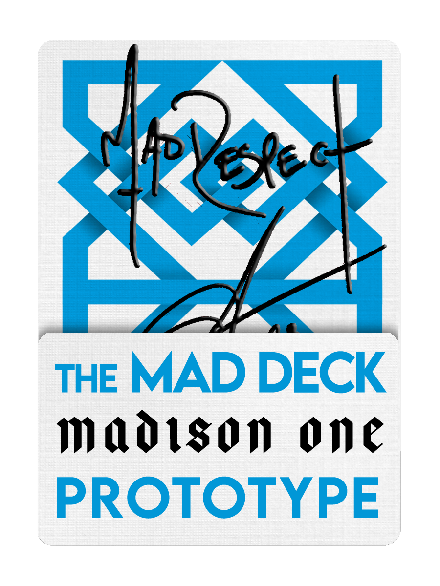 The MAD DECK MADISON ONE Playing Cards.