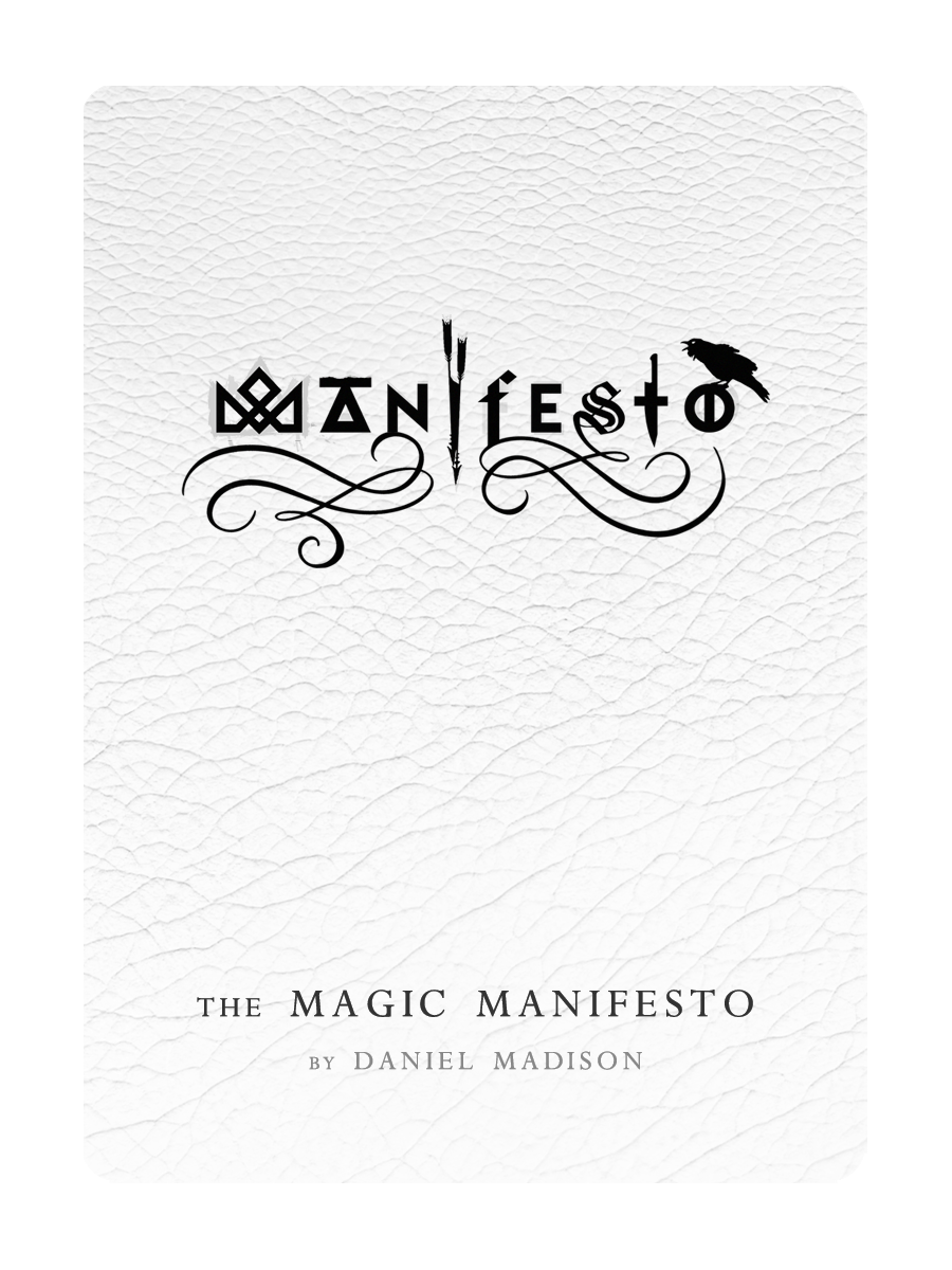 PRE-ORDER - The MAGIC MANIFESTO Book (Plus MASTERS Playing Cards)