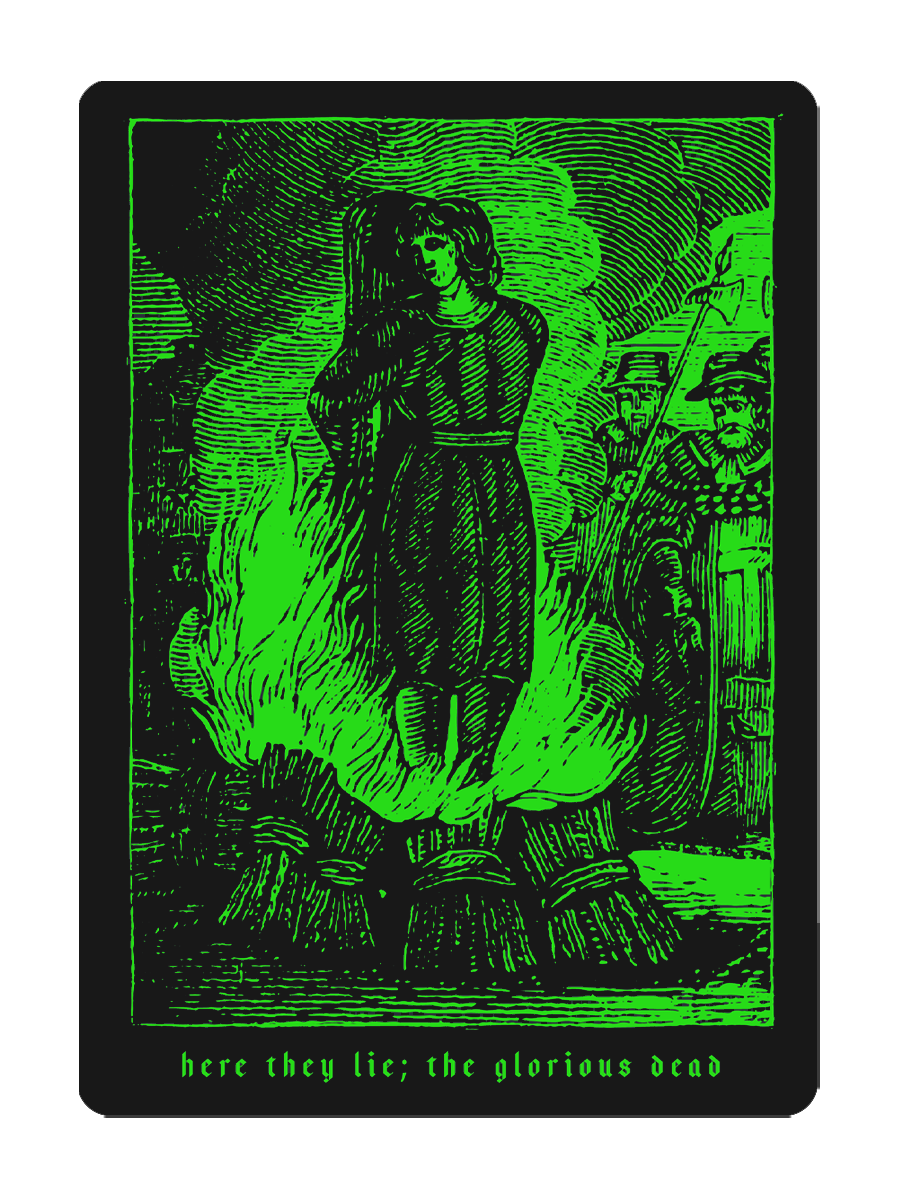 MADISON MARTYRS Playing Cards playing cards