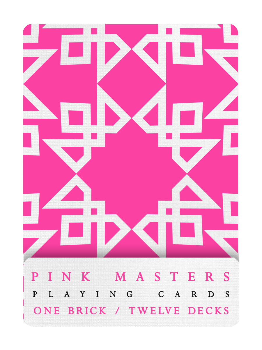 MADISON MASTERS Playing Cards - PINK