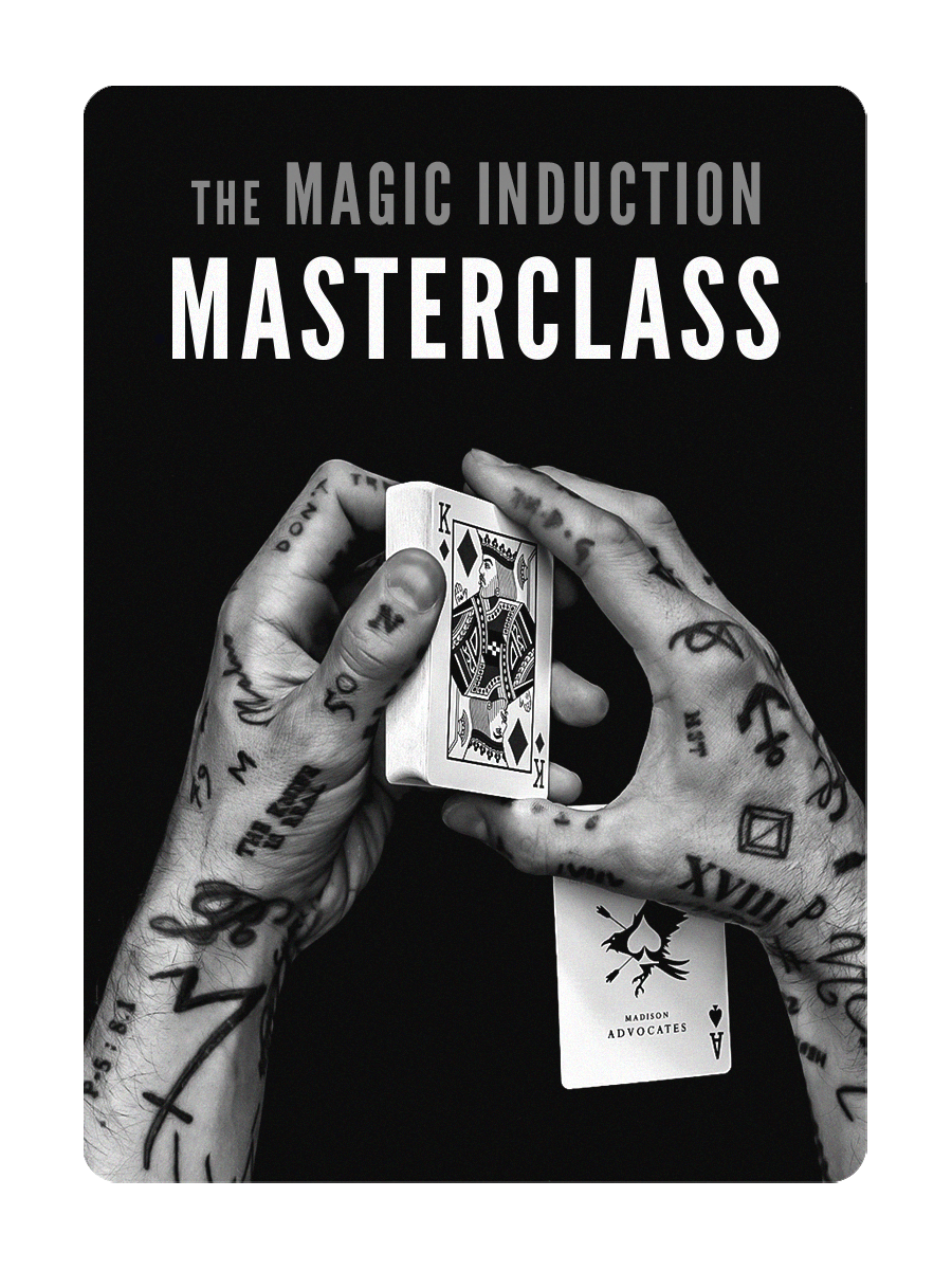 The MAGIC INDUCTION Masterclass playing cards