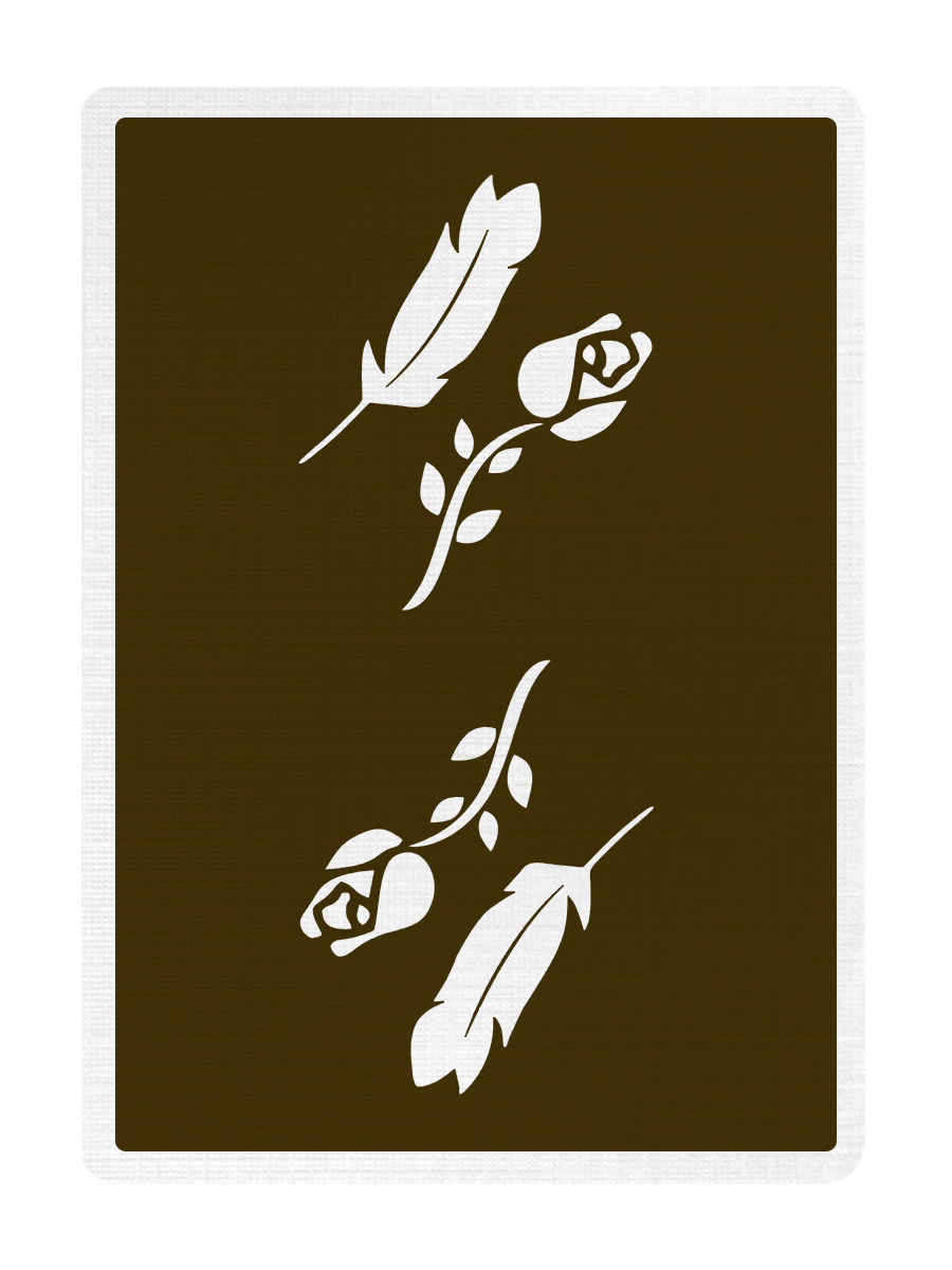 MADISON x SCHNEIDER REMEDIES ( BROWN ) Playing Cards