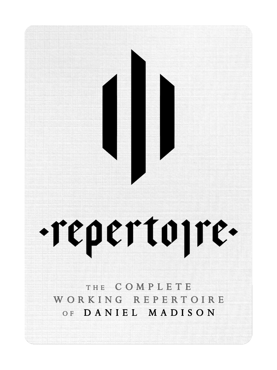 REPERTOIRE - Book and Playing Cards TATTOO Edition ( Limited to 10 )