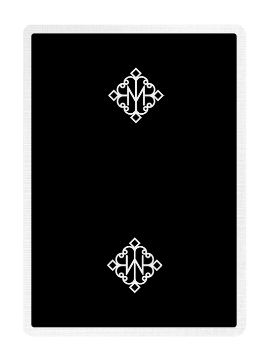 MADISON MINI ROUNDERS ( BLACK ) Playing Cards