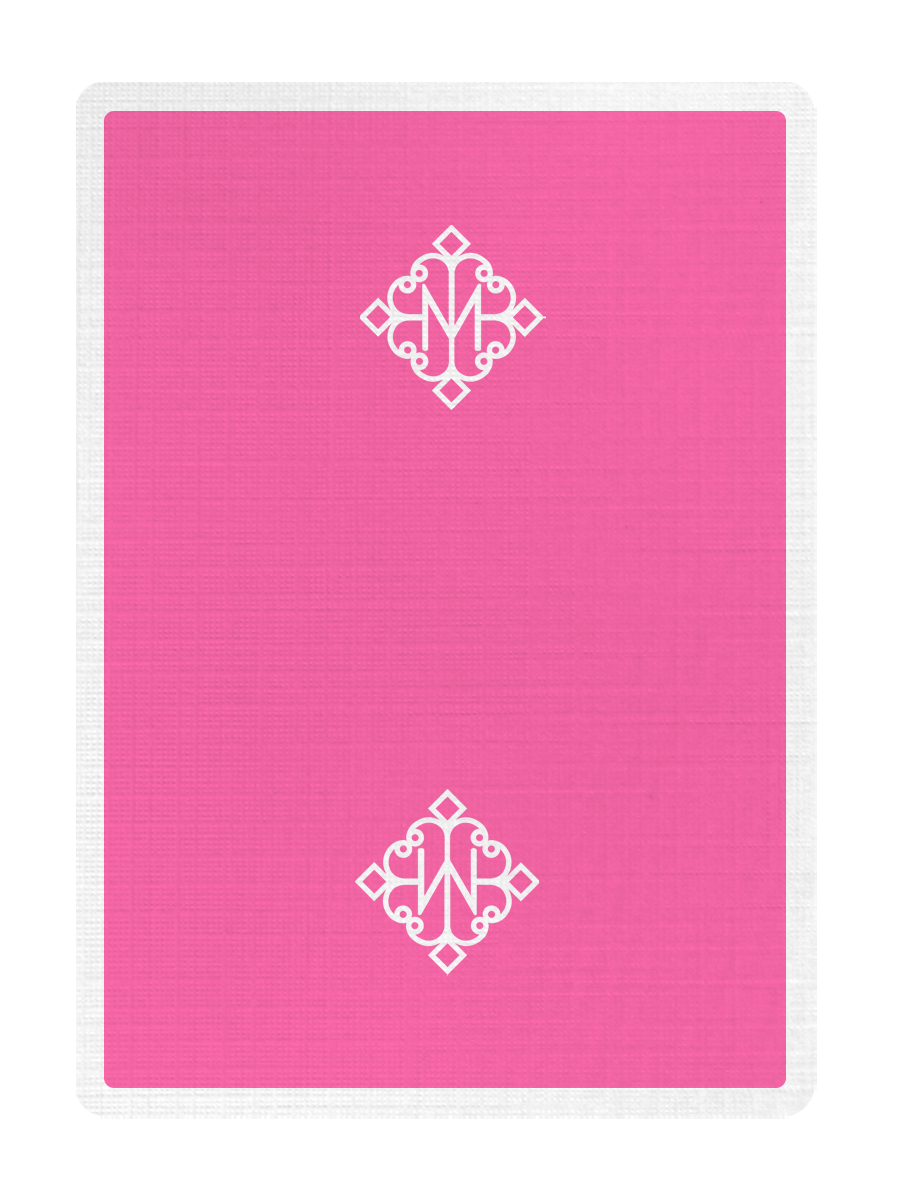 MADISON ROUNDERS ( PINK ) Playing Cards