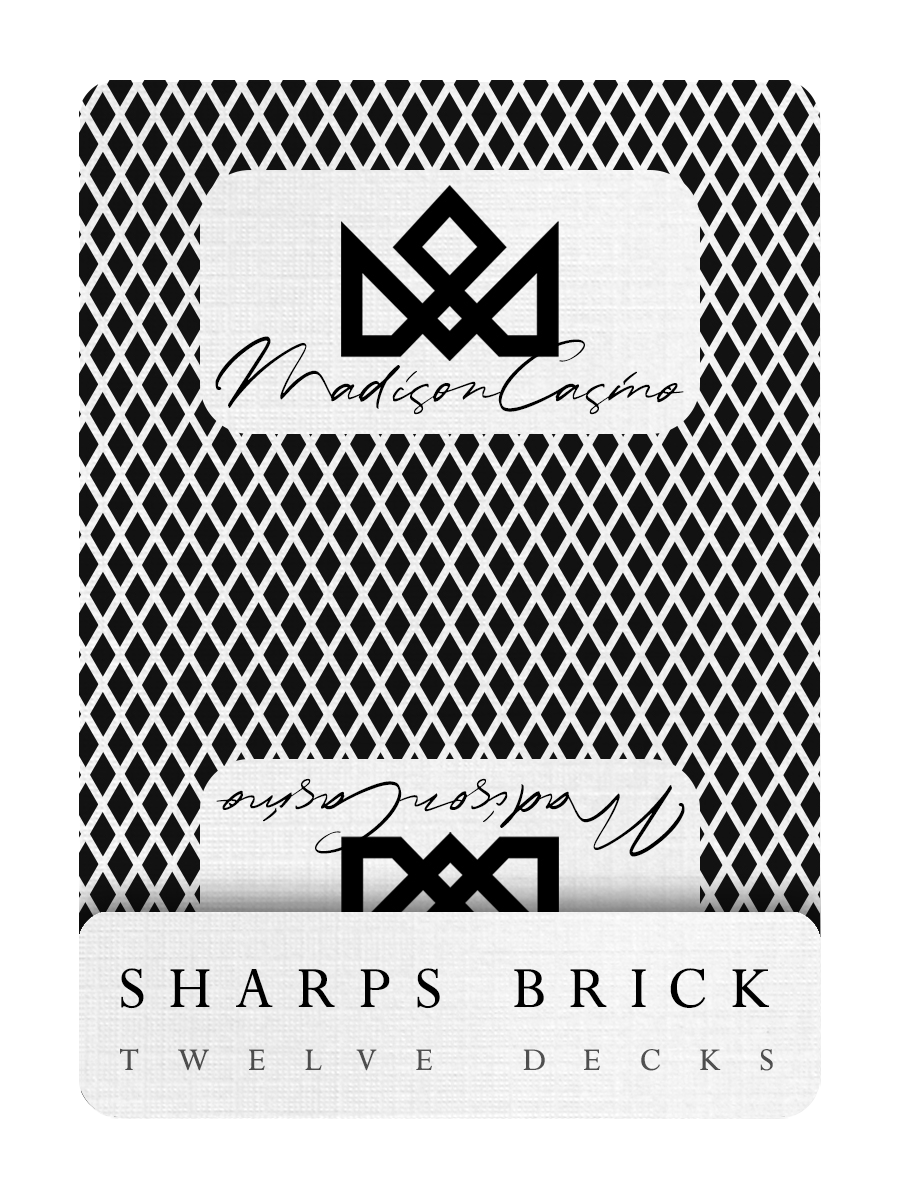 MADISON SHARPS Playing Cards - BLACK