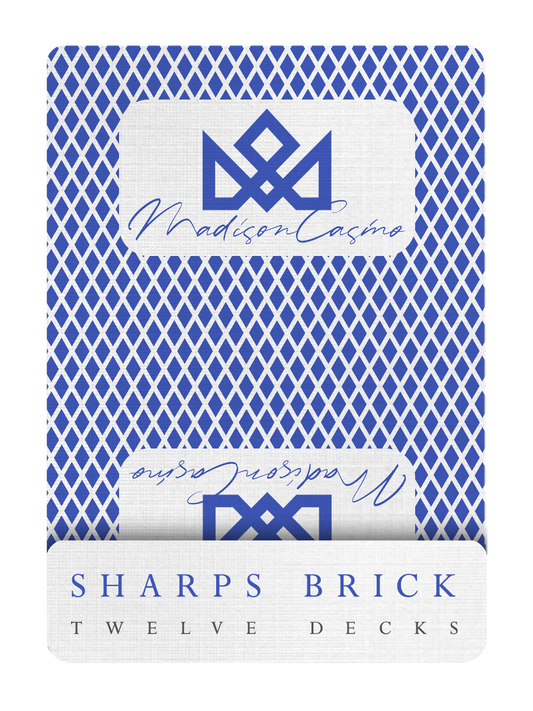 MADISON SHARPS in BLUE - BRICK DEAL (12 Decks)