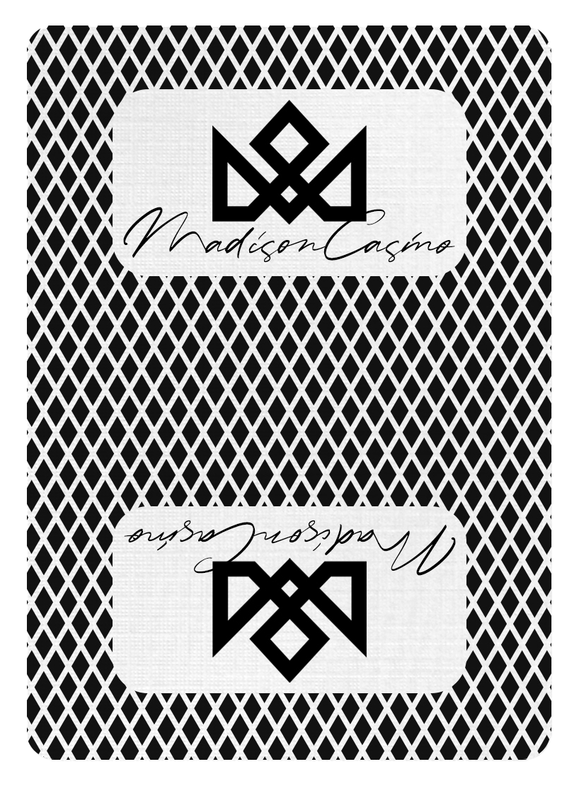 MADISON SHARPS Playing Cards - BLACK