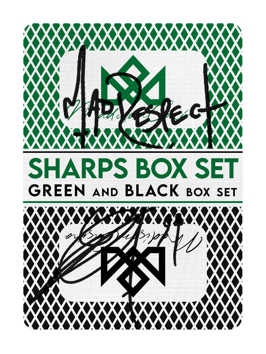 MADISON SHARPS BOXSET (Green/Black) Signed by MADISON