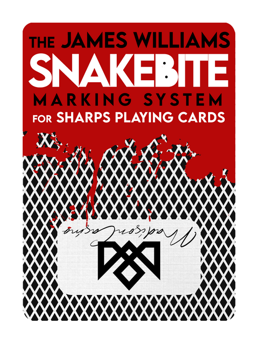 SNAKEBITE Marking System for SHARPS Playing Cards by JAMES WILLIAMS
