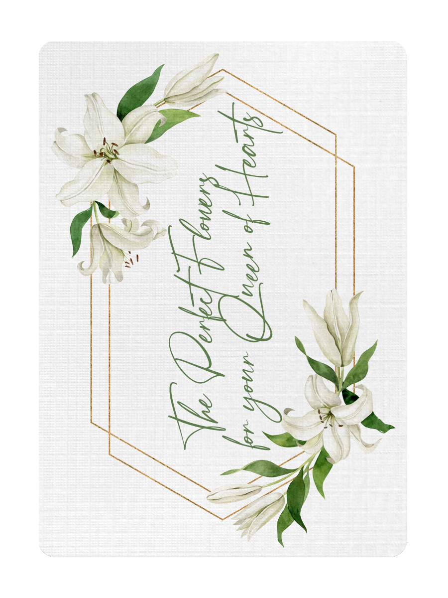 MADISON ONE ENTRY- FLOURISH by SUZAN Playing Cards