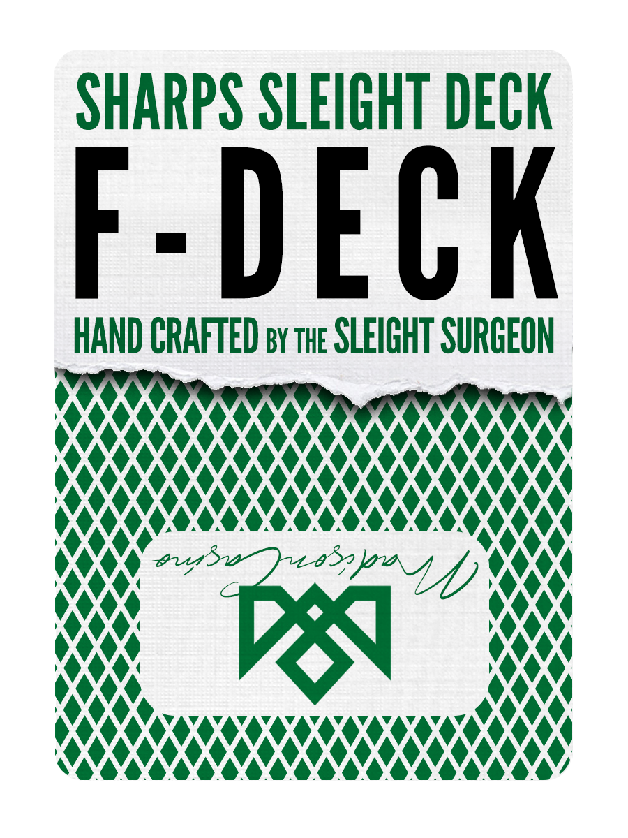 MADISON MASTERS Green & Black (4 Decks)