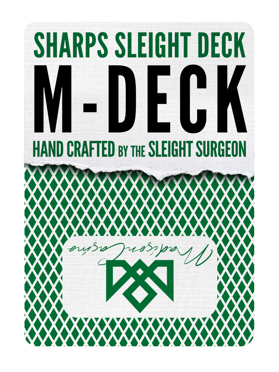 MADISON SHARPS MAD SET (3 Decks) Green/Black