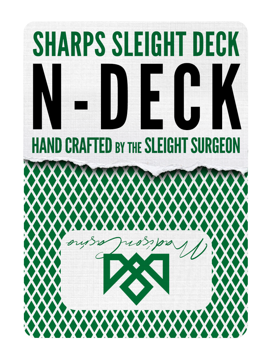 MADISON MASTERS Green & Black (4 Decks)
