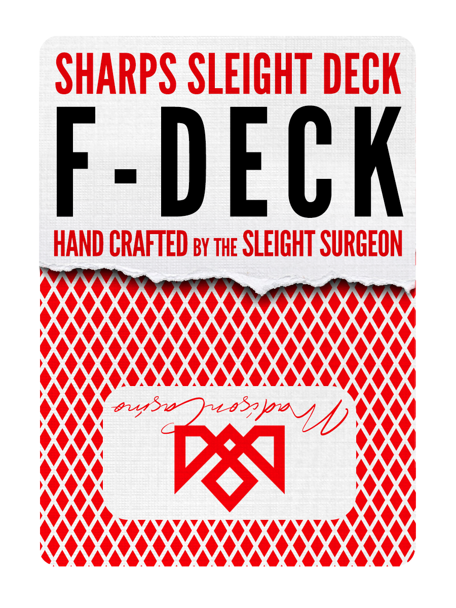 MADISON SHARPS F-DECK (RED v2.0)