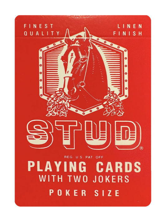 STUD Playing Cards (Red Edition) - RAREST DECK IN THE WORLD