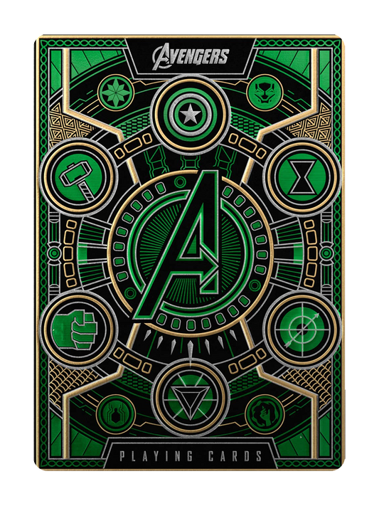 AVENGERS Playing Cards by theory11 (Green Edition)