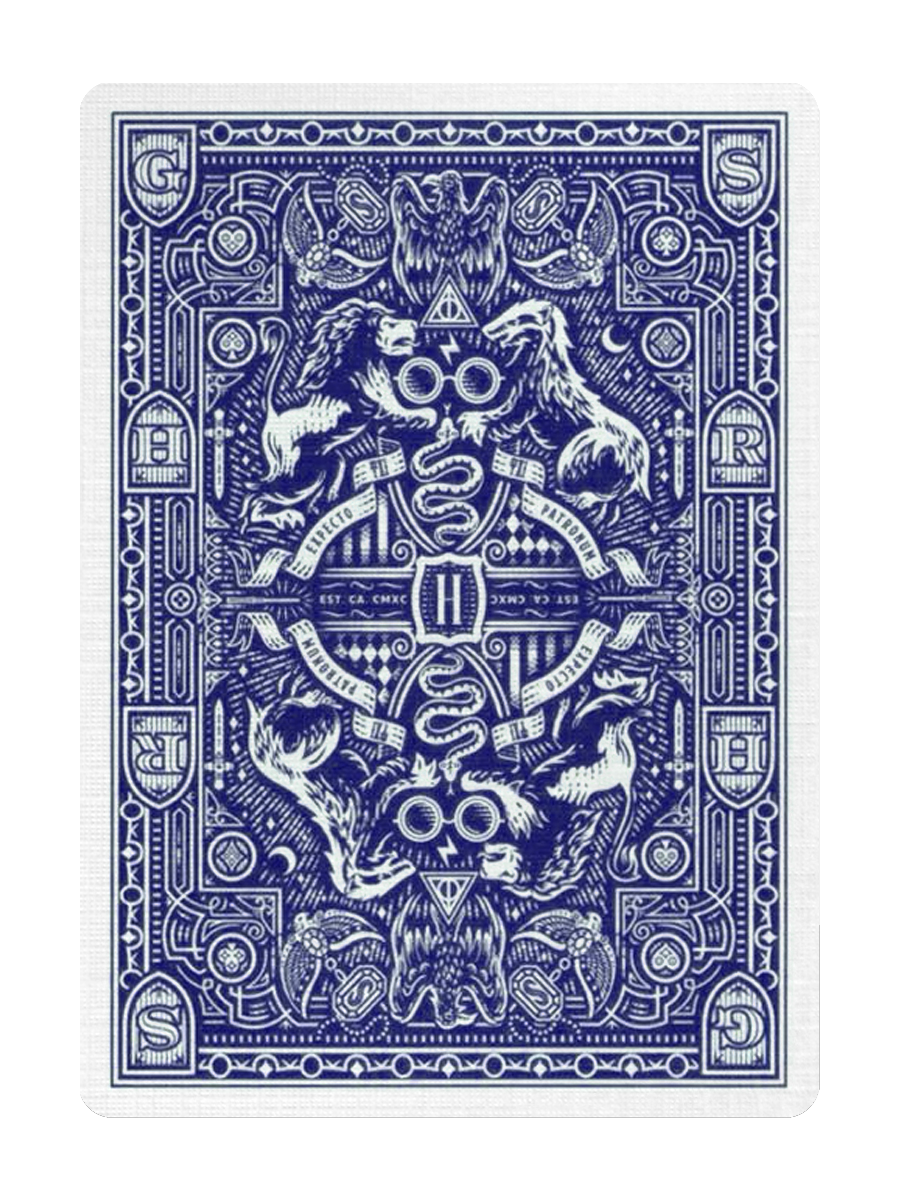 HARRY POTTER Playing Cards by theory11 (Ravenclaw Blue)