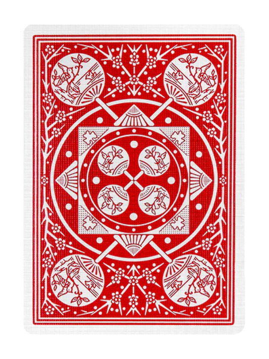 TALLY HO Fan Back Playing Cards (RED)