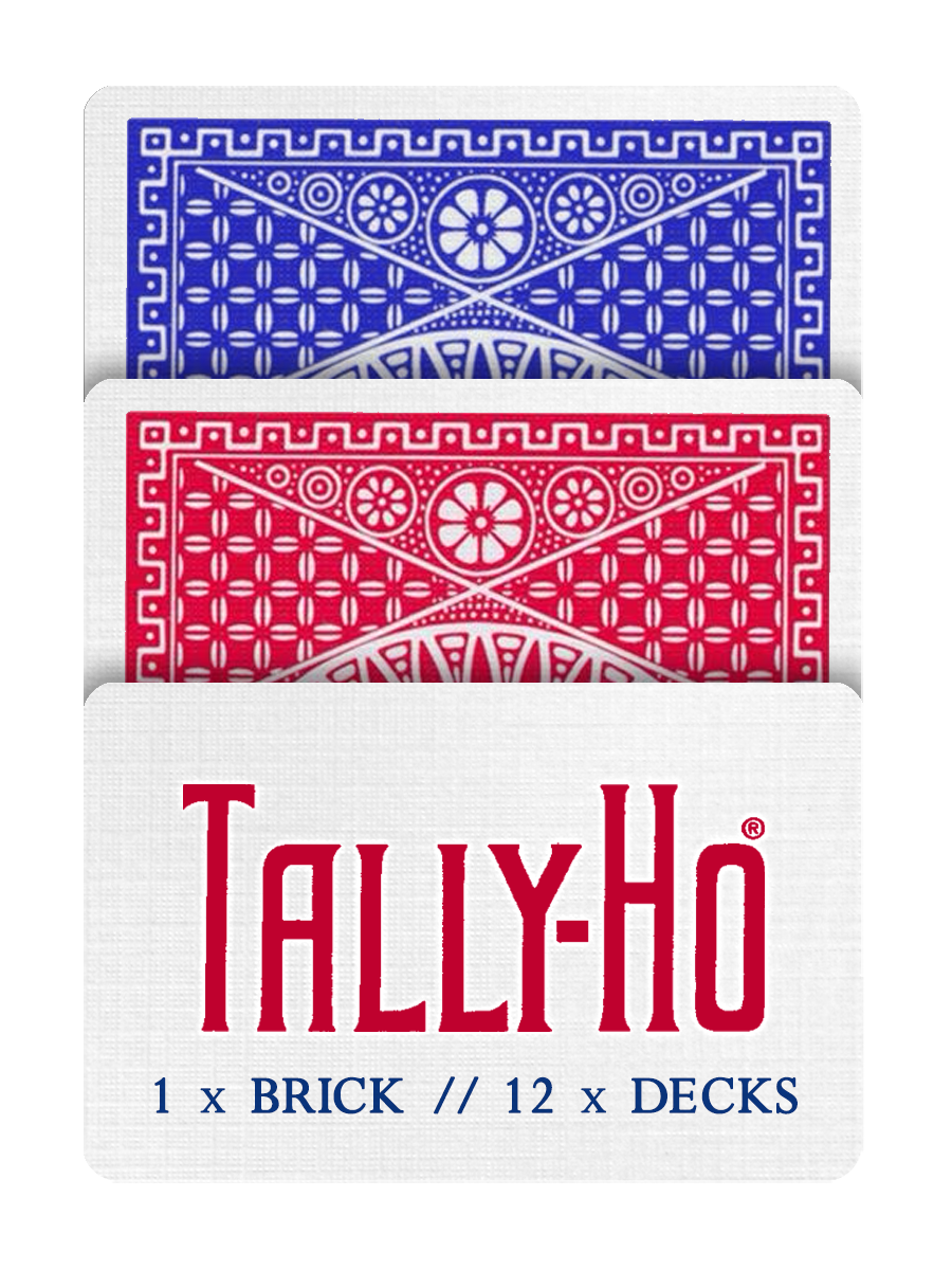 TALLY HO Circle Back Playing Cards - BRICK DEAL (12 Decks)