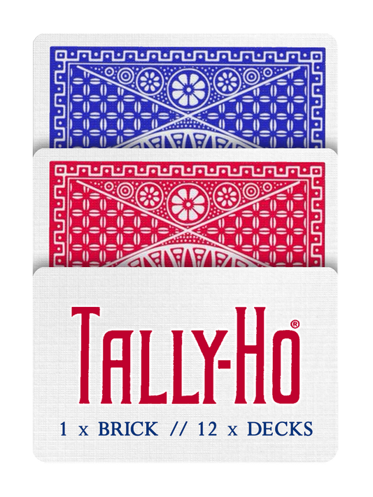 TALLY HO Circle Back Playing Cards - BRICK DEAL (12 Decks)