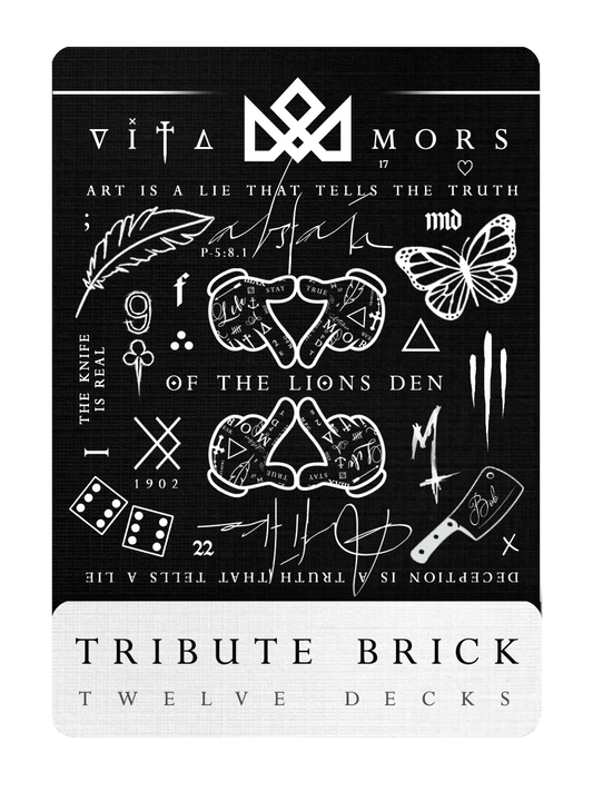 TRIBUTE Playing Cards - BRICK