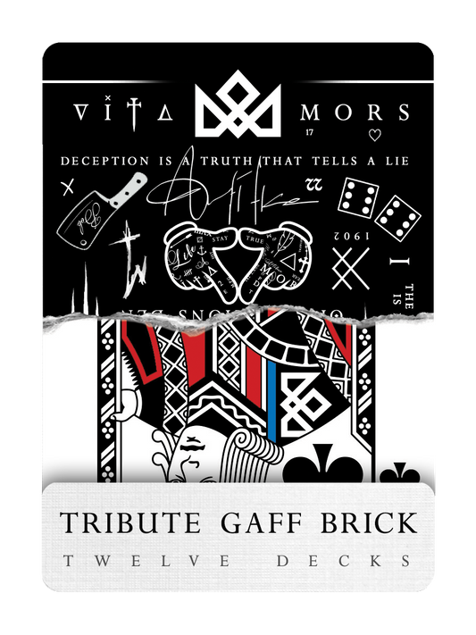 TRIBUTE GAFF Playing Cards - BRICK